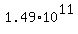 1.49%2A10%5E11