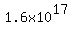 1.6x10%5E17