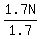 1.7N/1.7