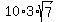 10%2A3%2Asqrt%287%29