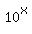 10%5Ex
