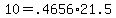10+=+.4656%2A21.5