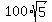 100*sqrt(5)