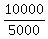 10000/5000
