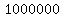 1000000