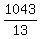 1043/13