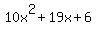 10x%5E2%2B19x%2B6
