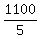 1100/5