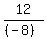12%2F%28%28-8%29%29