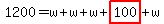 1200=w%2Bw%2Bw%2Bhighlight_red%28+100+%29%2Bw