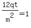12qt%2Fm%5E2=1