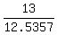 13/12.5357