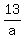 13/a
