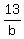 13/b