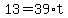 13+=+39%2At