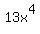 13x%5E4