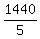 1440/5
