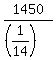 1450+%2F+%28%281%2F14%29%29