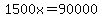 1500x=90000
