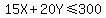 15X+%2B+20Y+%3C=+300