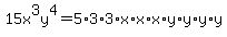 15x%5E3y%5E4+=+5%2A3%2A3%2Ax%2Ax%2Ax%2Ay%2Ay%2Ay%2Ay+