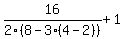 16%2F2%288-3%284-2%29%29%2B1