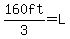 160ft%2F3+=+L