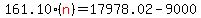 161.10%2A%28red%28n%29%29=17978.02-9000