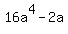 16a%5E4-2a