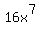 16x%5E7
