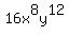 16x%5E8y%5E12