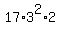 17+%2A+3%5E2+%2A+2