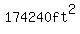 174240ft^2