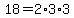 18=2%2A3%2A3