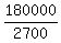 180000/2700