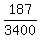 187/3400