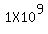 1X10%5E9