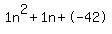 1n%5E2%2B1n%2B-42
