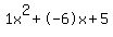 1x%5E2%2B-6x%2B5