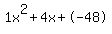 1x%5E2%2B4x%2B-48