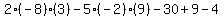 2%28-8%29%283%29-5%28-2%29%289%29-30%2B9-4