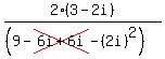 2%283-2i%29%2F%28%289-cross%286i%2B6i%29-%282i%29%5E2%29%29