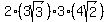 2%283sqrt%283%29%29%2A3%284sqrt%282%29%29
