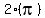 2(pi)