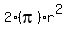 2%28pi%29r%5E2