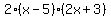 2(x-5)(2x+3)