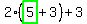 2%2A%28highlight_green%28+5+%29%2B3%29%2B3