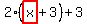 2%2A%28highlight_red%28+x+%29%2B3%29%2B3