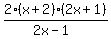 2%2A%28x%2B2%29%2F%282x-1%29%2A%282x%2B1%29