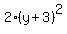 2%2A%28y%2B3%29%5E2